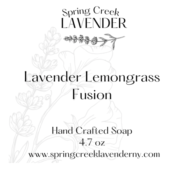 Lavender Lemongrass Fusion Bar Soap